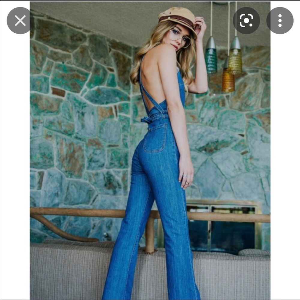 Revive Denim Debbie Does Disco Jumpsuit